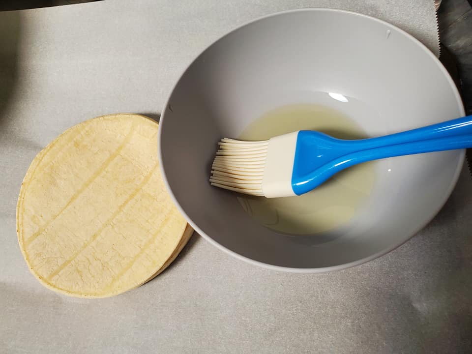 Brush Butter Corn Tortilla